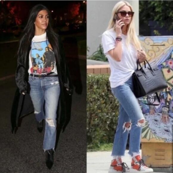 MOTHER SUPERIOR Insider Crop Step Fray Hijacking The Runway Sz 26 {3L54} - Picture 3 of 10